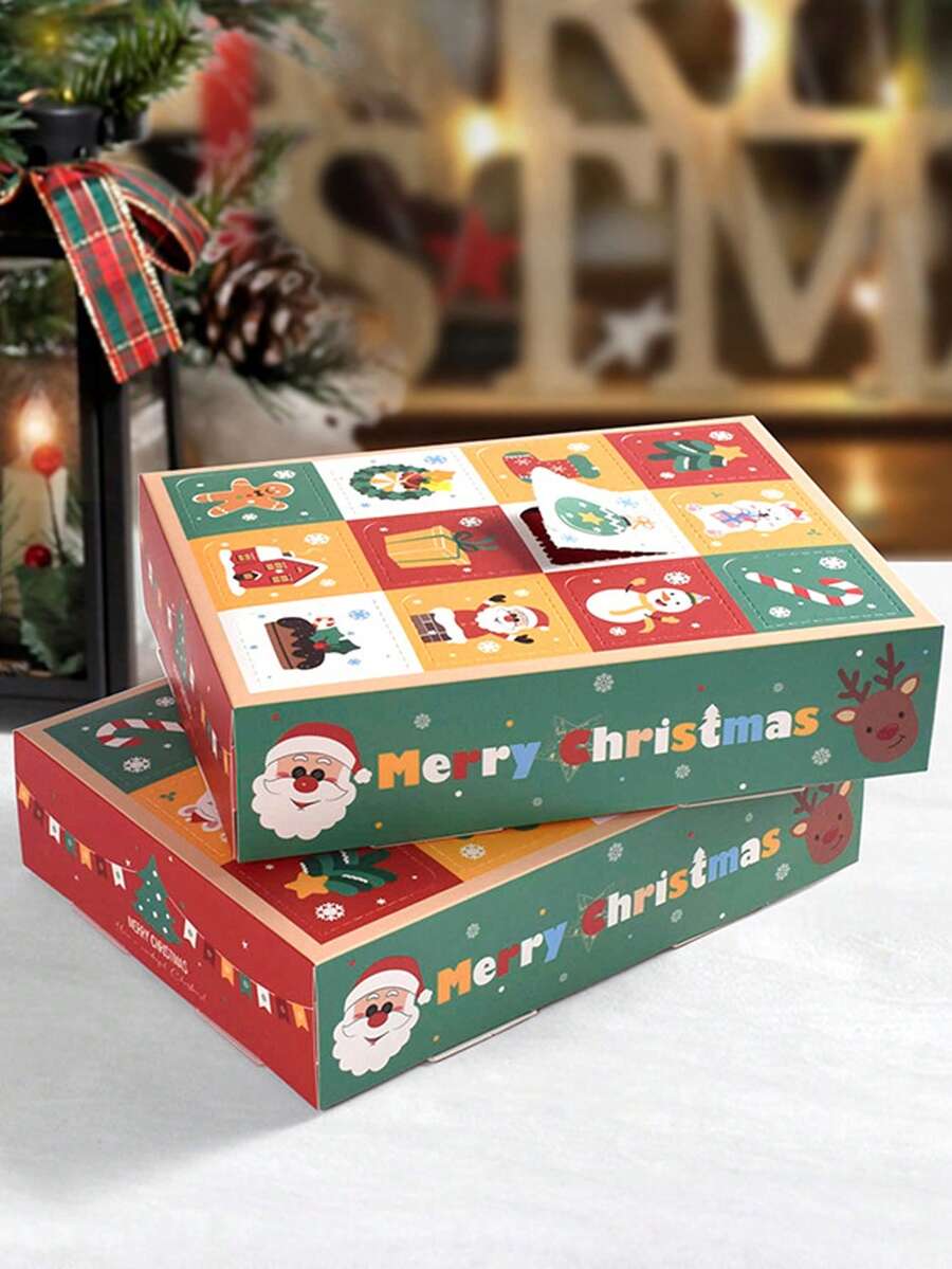 5pcs/Pack Fun Christmas Surprise Box Blind Box Empty Box For DIY Gift - Multicolor - View 1
