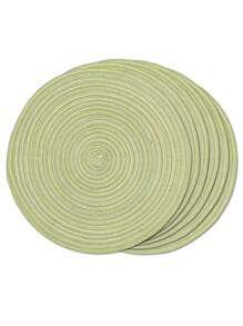 2 pezzi/4 pezzi/6 pezzi, Sottopiatto rotondo intrecciato da 15", lavabile, antiscivolo e resistente al calore, adatto per casa, pranzo, decorazione festa