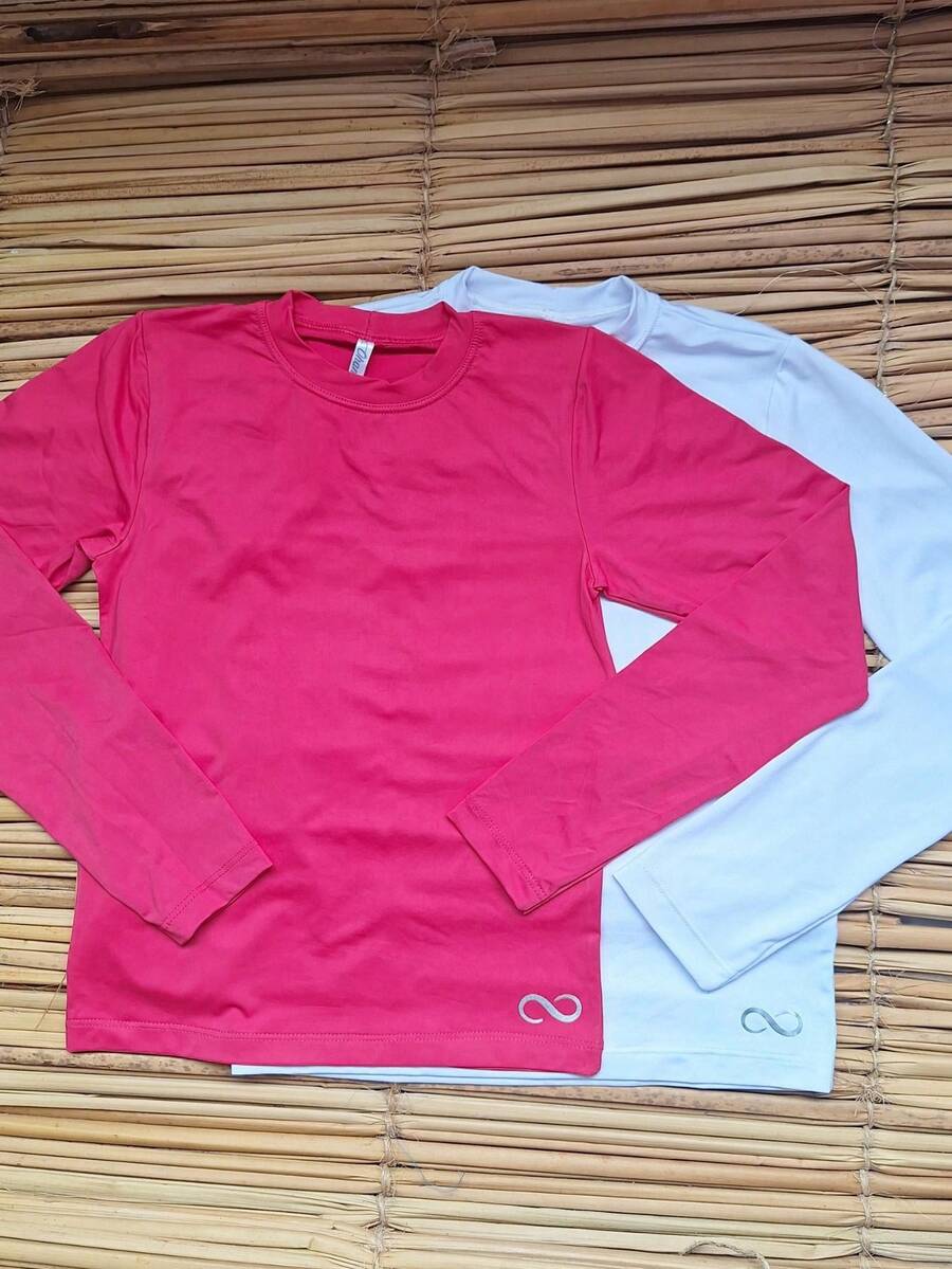 Kit 2 Unisex Children's Thermal TShirts And Blouses With UV50