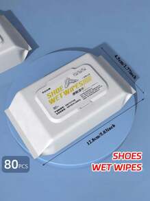 80 Khăn Lau Vệ Sinh Giày, Chất Tẩy Vết Bẩn Dùng Một Lần, Chất Tẩy Rửa Giày Di Động, Khăn Giấy Vệ Sinh Một Lớp Cho Giày Thể Thao, Chăm Sóc Đánh Bóng Giày Tại Nhà. Khăn Lau Vệ Sinh Cho Giày Trắng Nhỏ - 1 gói - Xem 6