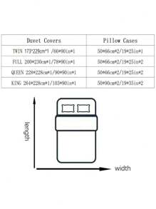 3 件套圣诞鹿设计羽绒被套，包括 1 件羽绒被套和 2 件枕套，柔软舒适 - 紅色 - 查看 2