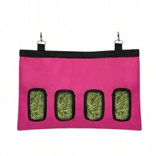 1 件装大容量干草袋，用于喂养兔子、仓鼠、小宠物、豚鼠悬挂式草料喂食袋 - 彩色 - 查看 17