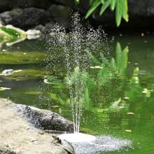 USB Power Fountain Pump With Light, Bird Bath Fountain, Remote Control& 8 Nozzles Pond Fountain, Water Fountain Pump For Birdbath, Garden, Pond, Pool, Outdoor And Indoor,Garden Supplies,Gardening Accessories - Multicolor - View 9