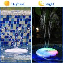 USB Power Fountain Pump With Light, Bird Bath Fountain, Remote Control& 8 Nozzles Pond Fountain, Water Fountain Pump For Birdbath, Garden, Pond, Pool, Outdoor And Indoor,Garden Supplies,Gardening Accessories - Multicolor - View 5