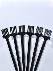 4 件装塑料手柄尼龙除尘清洁刷，软毛小刷子，用于清洁电脑、手机、咖啡机、压蒜器、剃须刀、家用电器和键盘除尘