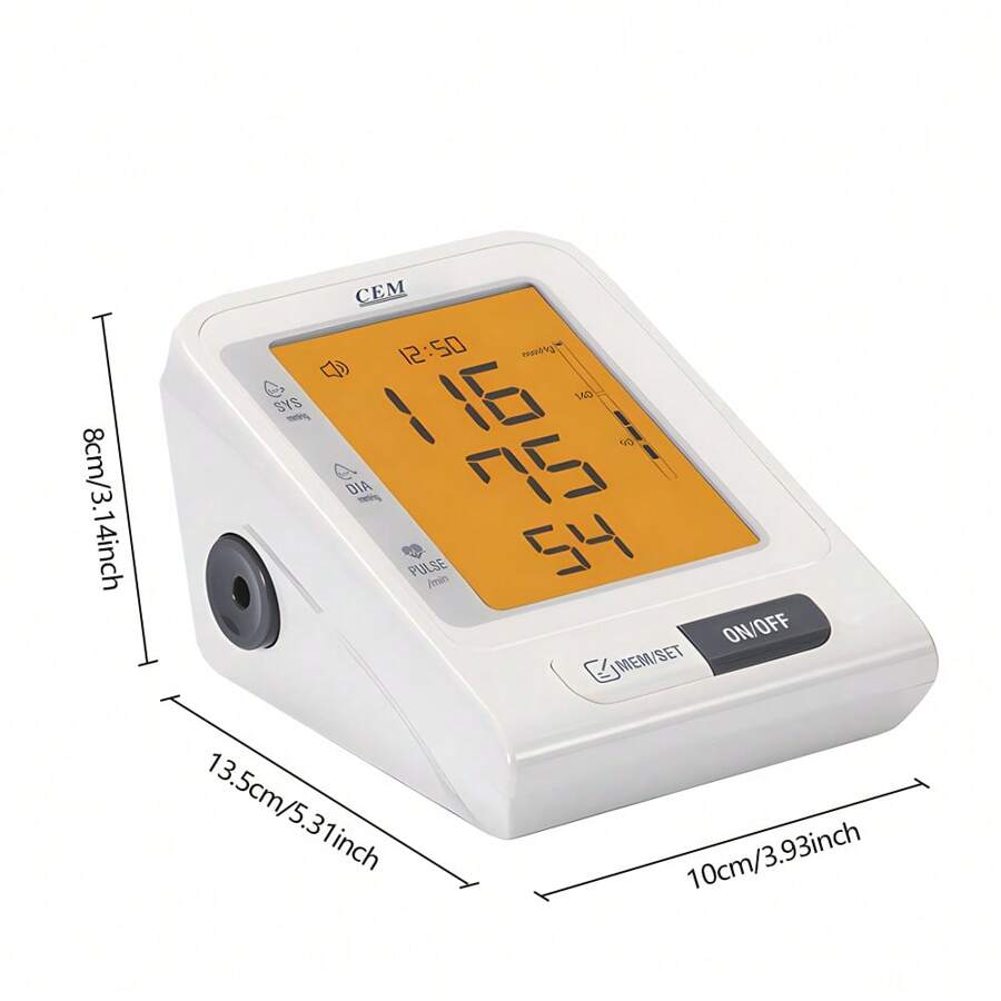 Portable Arm Blood Pressure Monitor Pressure Sensor Monitor BP