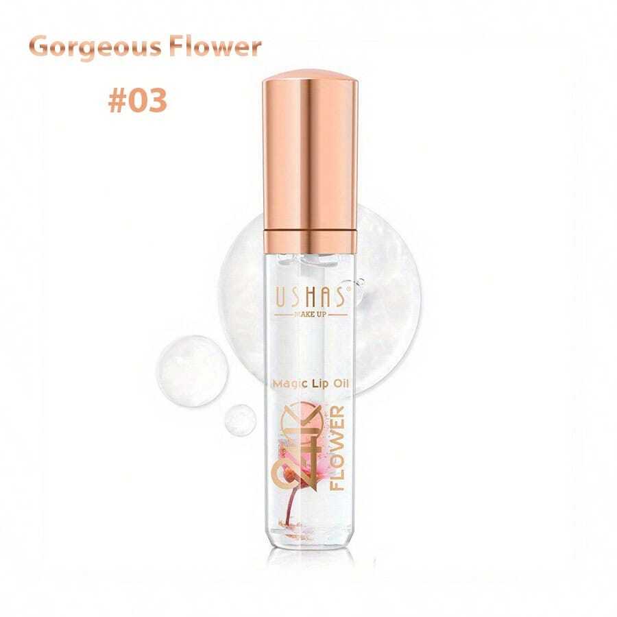 Advanced 6 Kinds Of Floral Moisturizing Lip Oil Serum, Anti-Dryness, Cracking, Repair, Lip Exfoliation, Lip Line Brightening - #03 - Xem 1