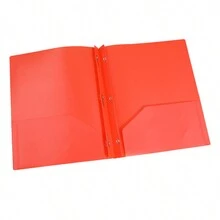 Heavy Duty Plastic Folders With 2 Pockets For Letter Size Paper, Assorted Color,Poly Folders, Plastic Pocket Folder With Business Card Slot,For School/Home/Office,Pack Of  1 - Çok renkli - Görünüm 17