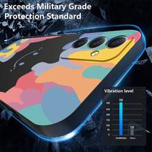 Anti-Fall TPU Protective Case Cover For Samsung M34 5G + Rope - Black - View 2