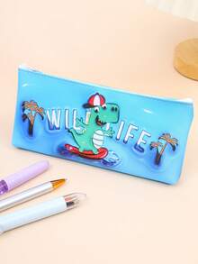1 件恐龙主题大容量儿童铅笔盒 - 多色 - 查看 10