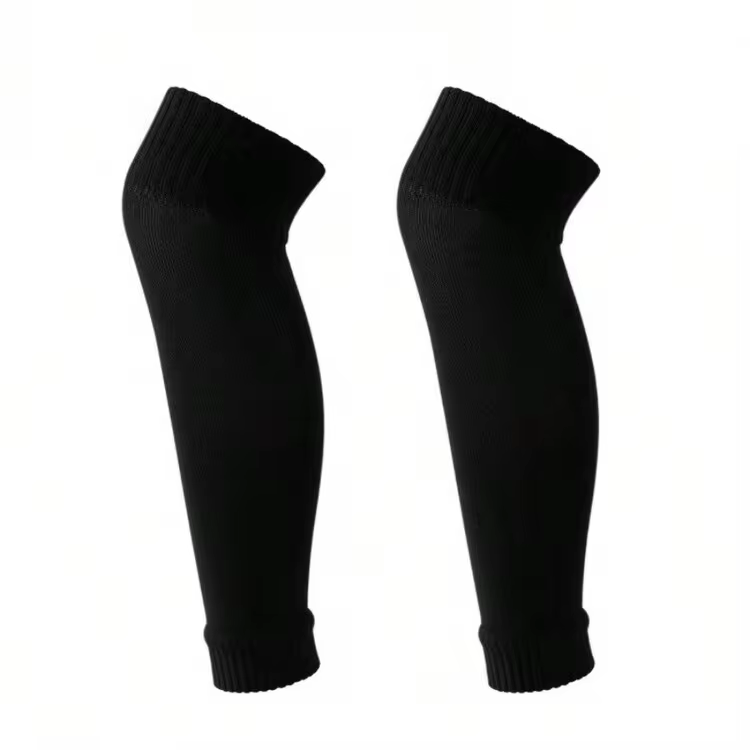 1 Pair Solid Color Football Over-The-Knee Leg Warmers, Breathable Sweat-Absorbing Leg Sleeves For Football - Multicolor - View 6