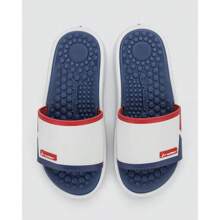 Men's Slide Rider Pump II Orthopedic Flip Flops With Massaging Insole - 阿茲爾/Bco/Verm - 查看 1