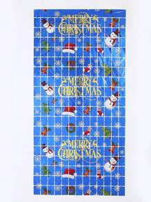 1 Stück Weihnachts-Folien-Fransen-Vorhang Weihnachts-Party-Dekoration 1 Stück 2 m rot silber grün Lametta Fransen Party Fotohintergrund Girlande Hintergrund für Weihnachten, Neujahr, Ugly Sweater Party, Halloween, Halloween Dekoration - 1 Stück - Übersicht 10