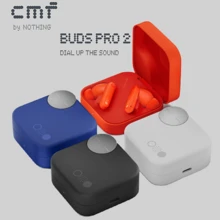 CMF By Nothing Buds Pro 2 Gris claro, Hasta 43 horas de reproducción de música Gris oscuro, Rango de frecuencia de 5000Hz con ANC inteligente, Conexión dual, Tecnología de voz clara 2.0, Reducción de ruido del viento 2.0, Certificado Hi-RES, Sonido cinemático 360°, Bluetooth 5.3, Integración de ChatGPT, Emparejamiento rápido - Gris Claro - Ver 2