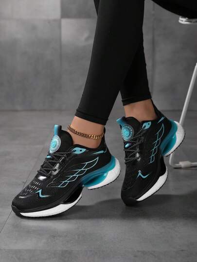 2025秋季女款运动鞋女式大码36-45透气网面春秋休闲跑步鞋，超轻，减震，系带，白色