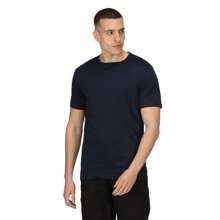 Regatta Mens Pro Reflective Moisture Wicking T-Shirt (Navy) - Blue - View 2