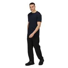 Regatta Mens Pro Reflective Moisture Wicking T-Shirt (Navy) - Blue - View 3