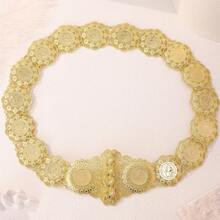 Luxurious Napoleon Portrait & Coin Pattern Belt, Bride Waist Chain, Algerian Style Women Body Chain Valentine's Day Accessories - Waist Chain - View 15