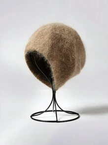 1pc Women Ribbed Beanie Knitted Hat Stretchy Warm Hat Winter Soft And Light Cuffed Skull Plain Daily Unisex Cuffed Beanie Snow Ski Running - Knitted Hat - View 22