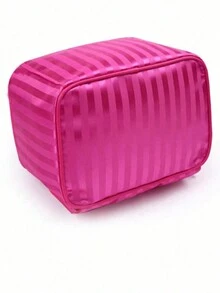 1pc Stylish Cosmetic Handbag - Lightweight, Water-Resistant, Polyester Lining, Perfect For Women Outdoor Travel And Everyday Use - Zipper Closure, Carry-On Toiletry Wash Bag - Multicolor - View 6