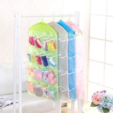 1 Stück 16-Fach hängende Aufbewahrungstasche für Kleidung, Socken, Unterwäsche, Accessoire Organizer, Kleiderschrank, Geschenke, Tasche, Organizer, Aufbewahrung, Lingerie-Set, Socken Jungen Valentinstag Herz Damen Valentinstag