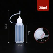 5 PCS Spiked Bottle Squeeze Plastic Bottle Syringe Bottle L 5/10/15/20/30/50/100/120ml Liquid Dispensing Bottle Drip Bottle Dispensing Jug Home Bathroom Decor Fall Decor Back To School - Multicolor - View 13