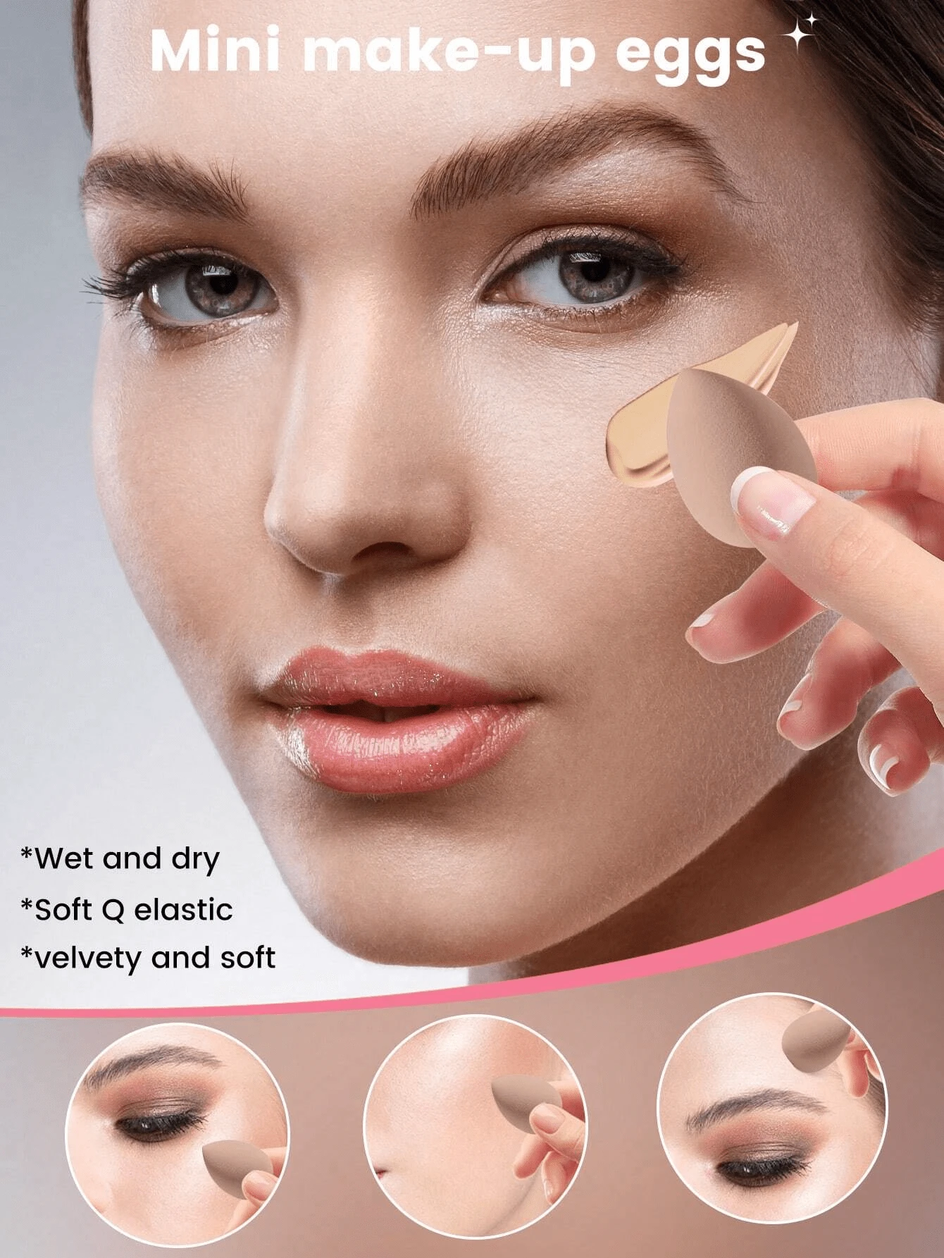 12pcs Makeup Sponge Set, Including Beauty Blender, Makeup Puff, Makeup