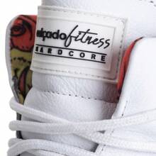 Women's Sneaker Genuine Leather Gym Training High Top Shoes - 白色 - 查看 6