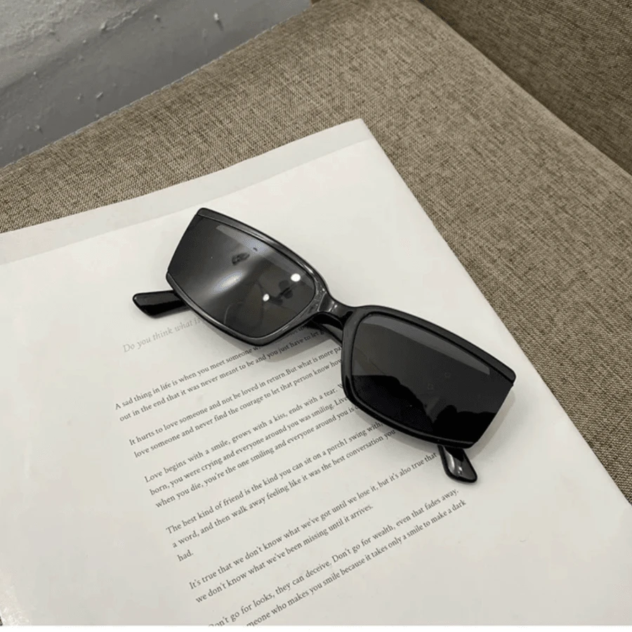 Women's Street Sunglasses UV400 Resistant - màu đen - Xem 1