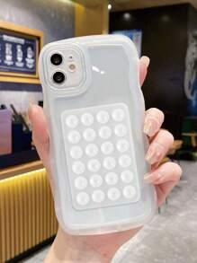 Supporto per telefono Apple, custodia per telefono trasparente rosa in silicone, ventosa per telefono - 24 pacchi di ventose universali - ventose con adesivo a forte aderenza - ventose in silicone per telefono per uso in vari ambienti - Trasparente - Visualizzare 3
