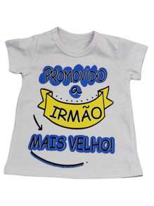 Children's T-Shirt Promoted Big Brother 100% Suedine - trắng - Xem 4