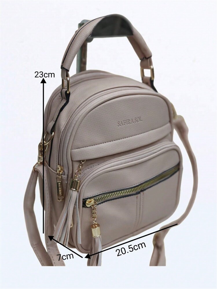Wilson Bag Versatile Crossbody Bag For Women With Multiple Zippers - 紅色 - 查看 3