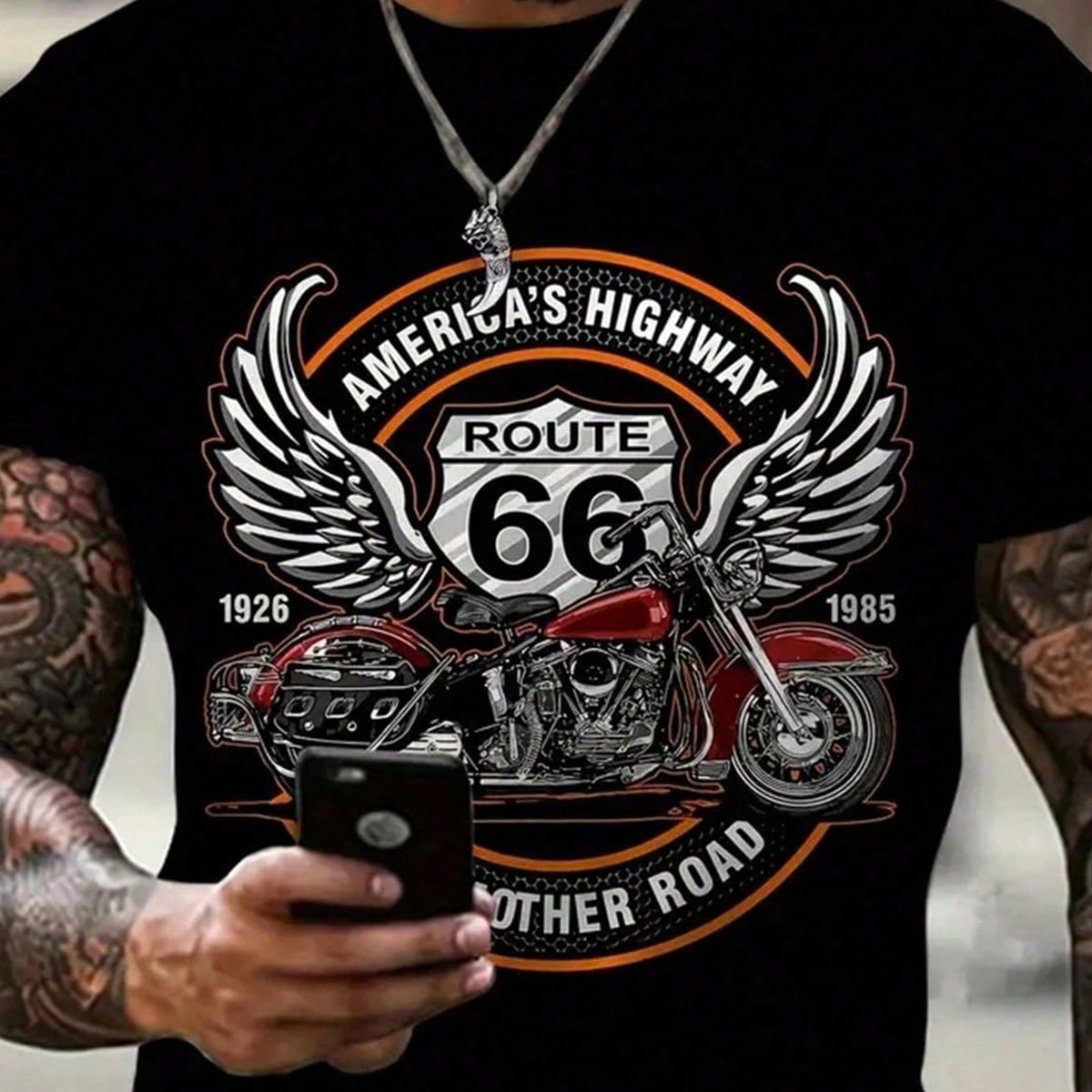 Camiseta de cuello redondo casual de verano con estampado de letras y dibujos animados para hombres de talla grande