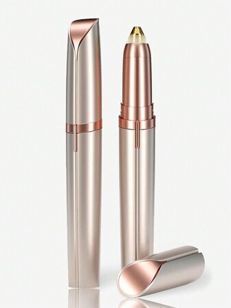 1pc Eyebrow Trimmer, Rechargeable Eyebrow Razor For Women, Painless Eyebrow Hair Remover Tool For Face Nose Hair Removal