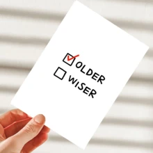 Biglietti d'auguri divertenti e commoventi per compleanni, ringraziamenti e amicizia - con buste, perfetti per riunioni di classe e celebrazioni per anziani - regalo unico per i migliori amici - Rosso - Visualizzare 5