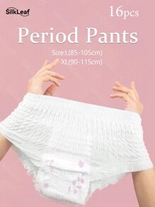 2/16pcs, Sanitary Napkins, Night Sanitary Napkins, L/Xl, Ultra-Thin And Breathable, Dry, For Postpartum Women,Period Underwear,Pantyliners,Pants Napki Overnight Protection Pants,Leak-Proof Period Underwear