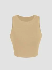 Women Tank Tops & Camis - Màu be - Xem 4