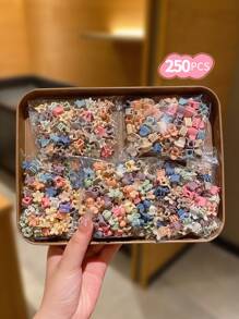 50/100/150/200 件迷你可爱女孩发夹 - 彩色 - 查看 4