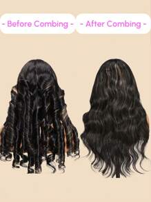 Wigs 7x5 Glueless Wig Invisible Knots Pre Cut Lace Closure Wig Body Wave Human Hair Wig Black With Blonde Highlights Bye Bye Knots Wigs With Babyhair Unice Hair - SNATURAL/27 - View 6