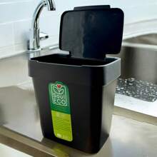 Kitchen Sink Trash Can 2.5 Liters - màu đen - Xem 1