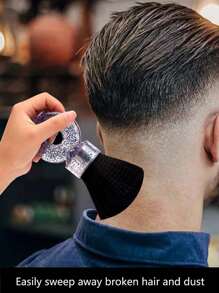 New Fashion Hairdressing Neck Brush, Facial Cleaning Duster, Soft Fiber Hair Brush - Multicolor - View 3