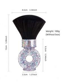 New Fashion Hairdressing Neck Brush, Facial Cleaning Duster, Soft Fiber Hair Brush - Multicolor - View 10