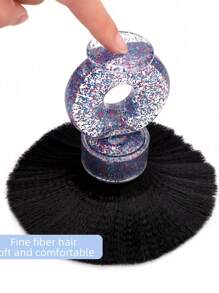 New Fashion Hairdressing Neck Brush, Facial Cleaning Duster, Soft Fiber Hair Brush - Multicolor - View 11