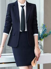 1pc Korean Style No-Tie Black Necktie For Students, Casual Loose Necktie For Shirt, Black Necktie For Formal Wear, Black Security Necktie Decor - Multicolor - View 7