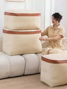 Túi đựng quần áo vải không dệt dung tích lớn, Túi đựng đồ sắp xếp tủ quần áo, Chống thấm nước khi di chuyển hành lý - Nhiều màu - Xem 2