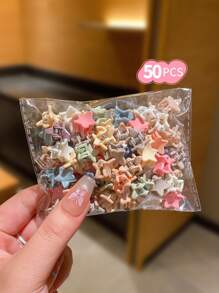 50/100/150/200 件迷你可爱女孩发夹 - 彩色 - 查看 10