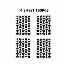 40/160/280 Peças Adesivos Coloridos - À prova d'água, à prova de suor e suave na pele, adequado para pintura facial/pintura facial e corporal/giz de festa/suprimentos de maquiagem para festa/Halloween/Natal/Festivais/Adesivos divertidos para fotos, Maquiagem, Barato, Decoração de quarto, Penteadeira, Viagem, Quarto, Acessórios de maquiagem