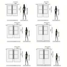 2 rèm cửa Giáng sinh, rèm cửa in hình ông già Noel hoạt hình, rèm cửa 100% polyester cho phòng ngủ, phòng khách, trang trí cửa sổ nhà bếp - màu sắc - Xem 2