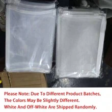 5 CÁI Túi có khóa kéo trong suốt, Cặp đựng tài liệu văn phòng bằng lưới, Túi có khóa kéo bằng lưới Túi đựng tài liệu Cặp đựng tài liệu có khóa kéo không thấm nước, Túi đựng đồ gia dụng cho các vật dụng nhỏ, Túi đựng đồ dùng văn phòng cho trường học - trắng - Xem 8