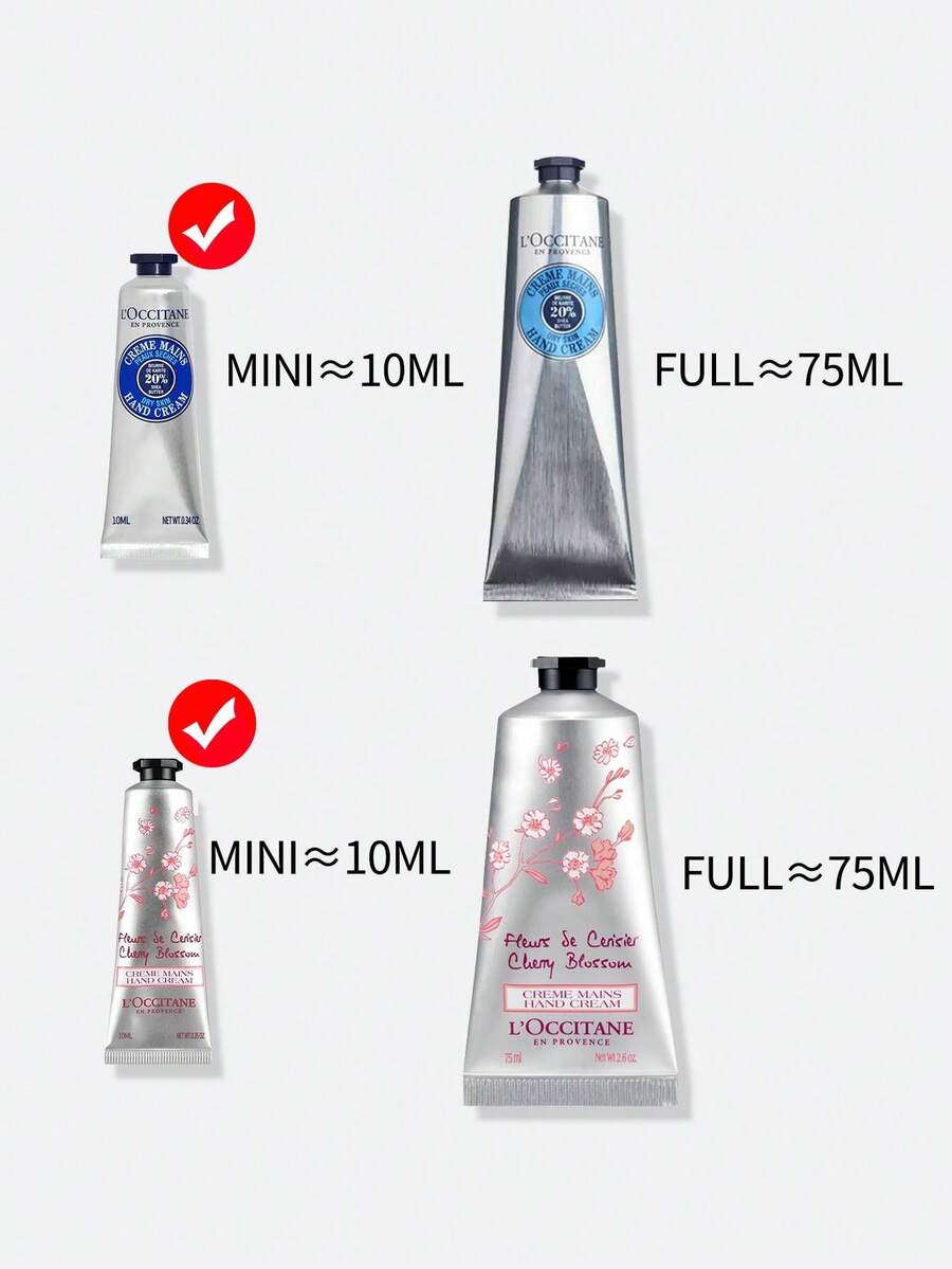 L'Occitane en Provence Mini Hand Cream 4Piece Set 10ml*4(Shea Butter